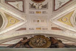 Particolare della volta della sala lettura